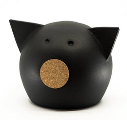 Handgefertigtes Tafel-Sparschwein aus Keramik – The Chalk Collection