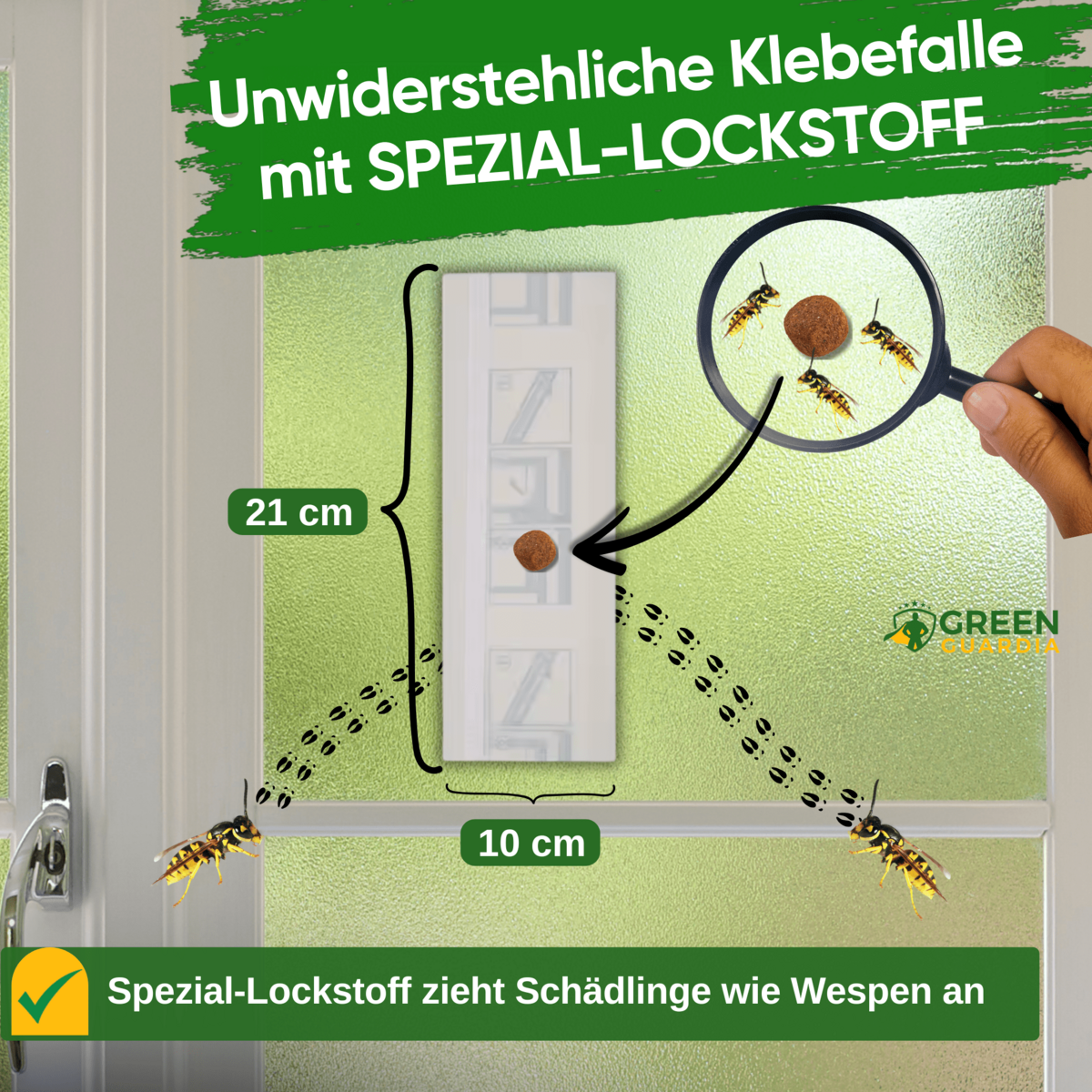 Wespen Fenster-Falle