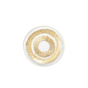 Goldener Brotplatte 17x17x2cm - Sonne