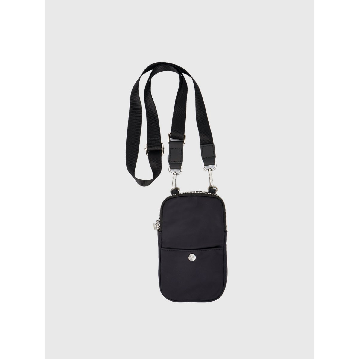 Double-Phone Bag - Charcoal Black