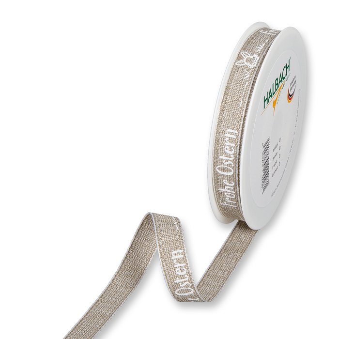 "Happy Easter" printed ribbon