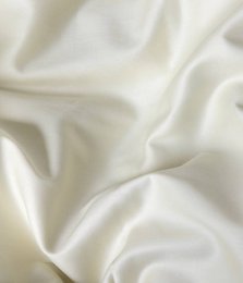 Satin-Bettwäsche-Set Solid Antique White