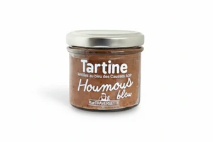 Blauer Hummus │ Hummus-Aperitif ▸ Linsen mit Bleu des Causses AOP