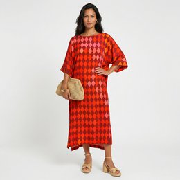 Robe midi, MEDEA, rouge