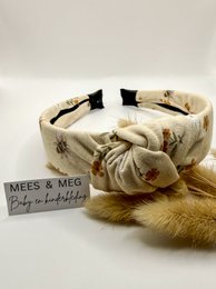 MEES & MEG x Studio Frommie | Diadem knude pandebånd – Forårsblomst