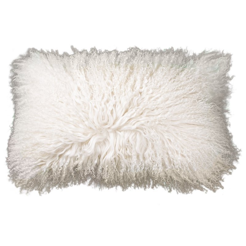 Tibet sheepskin cushion | 14 colors | 30x50cm