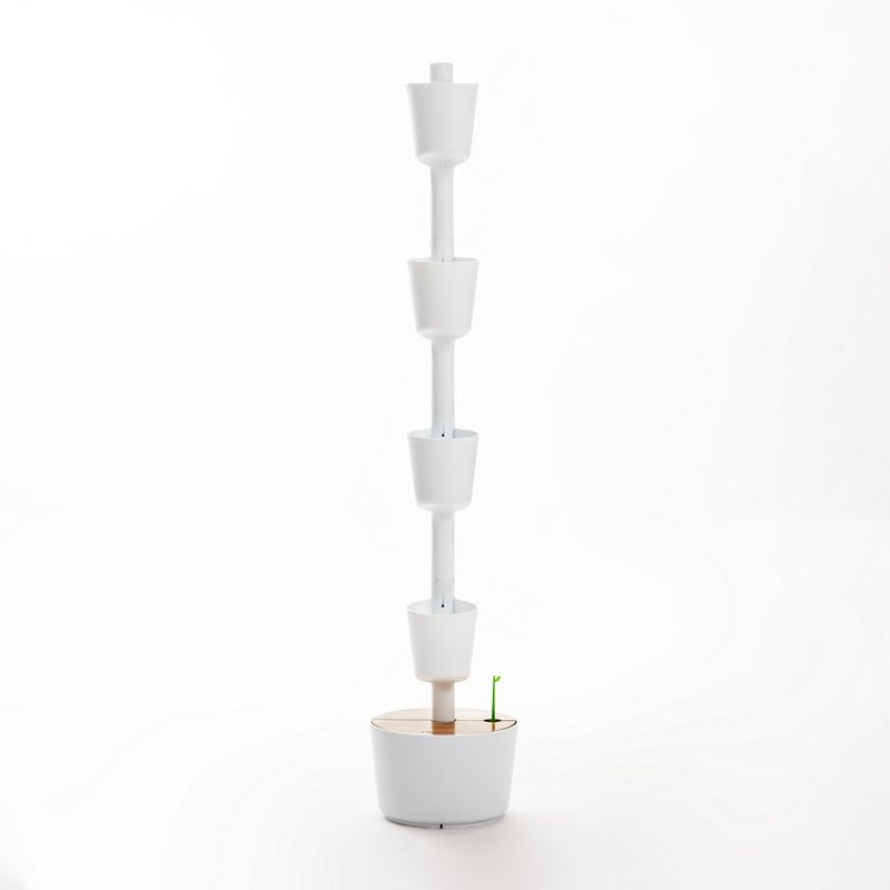WIFI self-watering vertical planter 4 pots