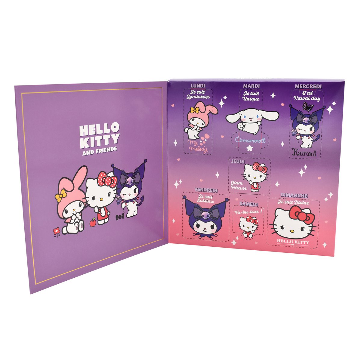 😍hello Kitty & Friends, box, gift, makeup, x7