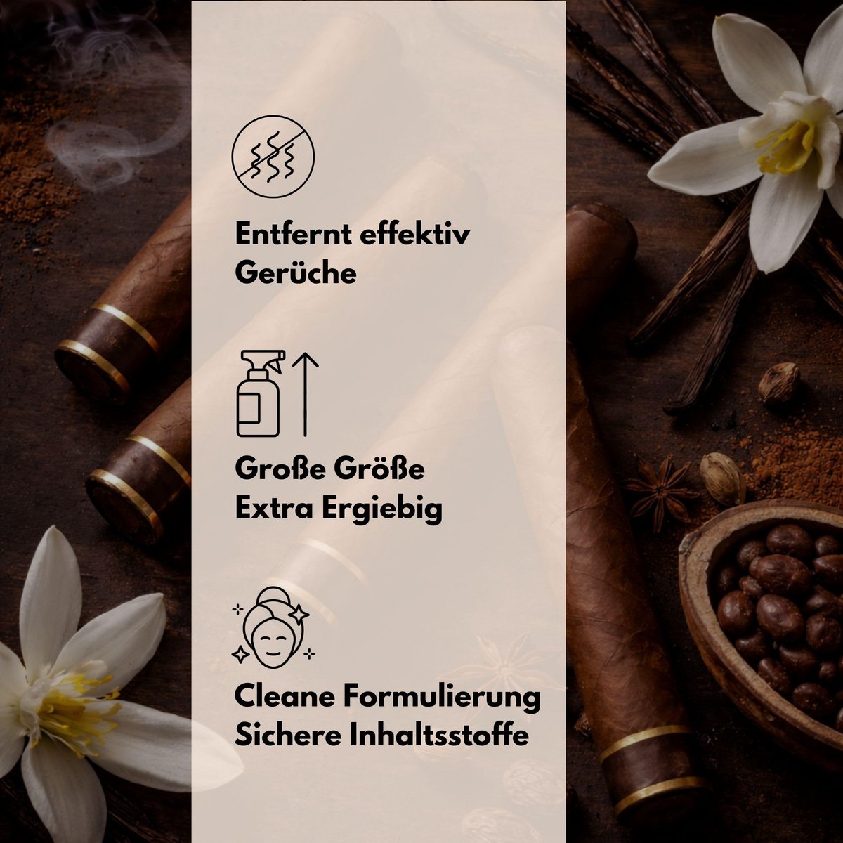 Room spray Vanilla & Tobacco 500ml vanilla, tobacco & cocoa