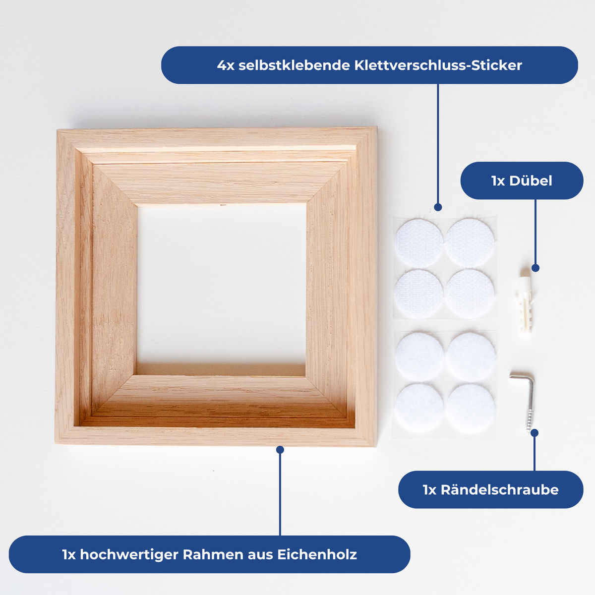 Premium Oak Wooden Frame