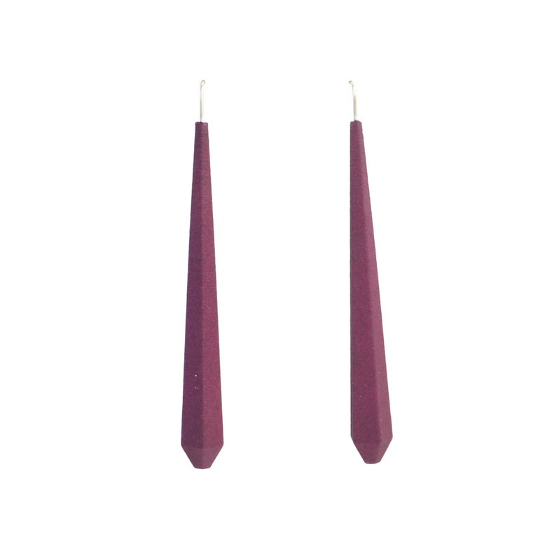 Langes Fünfeck XL Plum