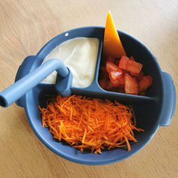 Haakaa Silikonschüssel mit 3 Fächern