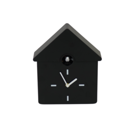 Horloge - Coucou d'horloge mural - noir - 24x27x9cm