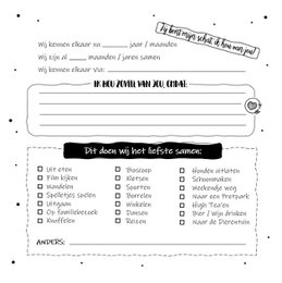 Libro da compilare SilliBeads - You are my Darling - Hardcover Wire-o (GAMMA NERO/BIANCO)