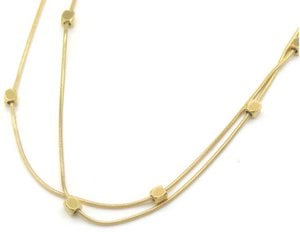 H-B22.1 N103-061G S. Steel Necklace Layered
