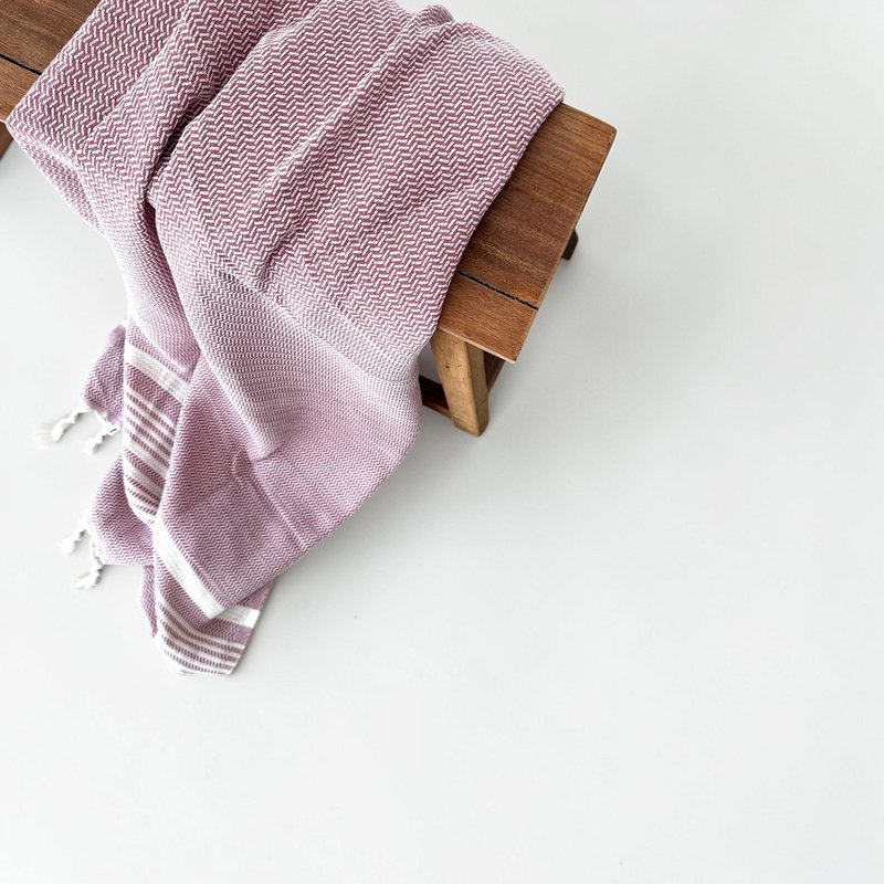 ¡LEY! Cuadros - zigzag - berenjena
