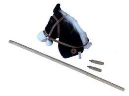 Plüschpferd Weiche schwarz - ST341