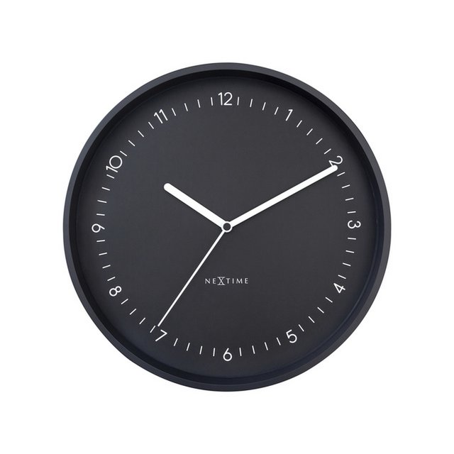 Zegar ścienny NeXtime Berlin 30 cm czarny