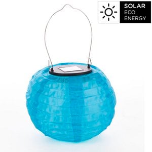 OUTDOOR LAMP WITH SOLAR PANEL TURQUOISE 1XAAA HH3051737