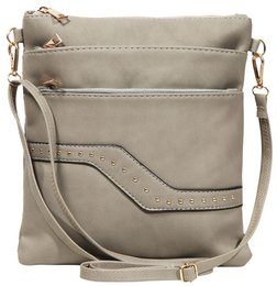 Women's handbag "Crossbody Bag" made of imitation leather, beige