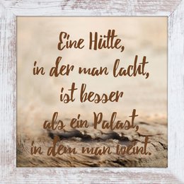 Lot de 3 tableaux encadrés LIEBLINGSPLATZ 3 x 23 x 23 cm décoration murale moderne