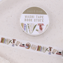 Washi Tape Læsebøger - selvklæbende tape Masking Tape Booklover Book
