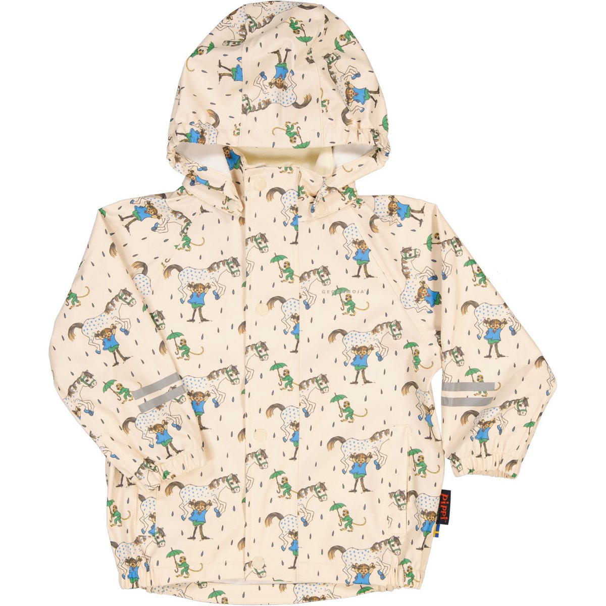 Completo antipioggia Pippi Calzelunghe Beige