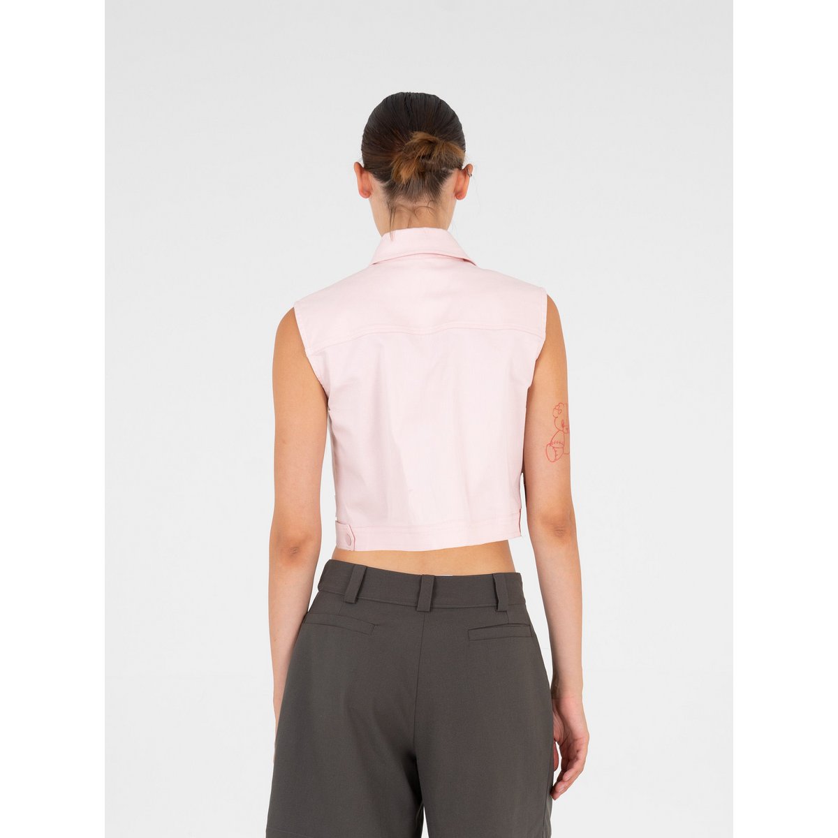 Cropped waistcoat