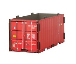 Container stacking box large
