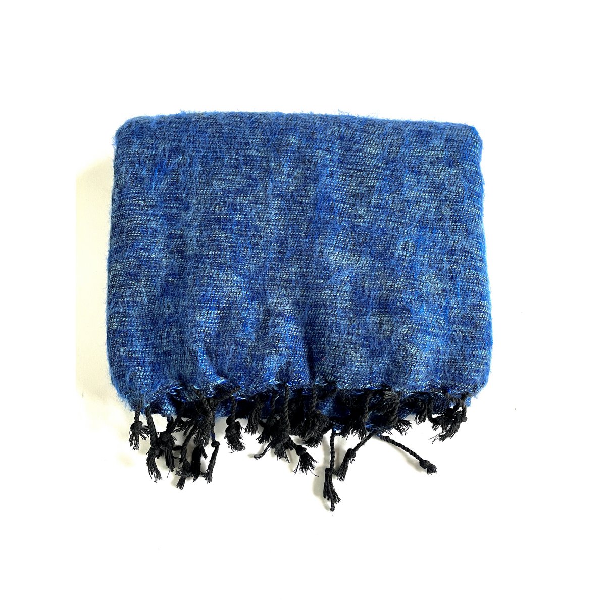 Handwive Yak Wol School | Jeans Blue |  190x75 cm | Warm and Zyt | Fair Fasion