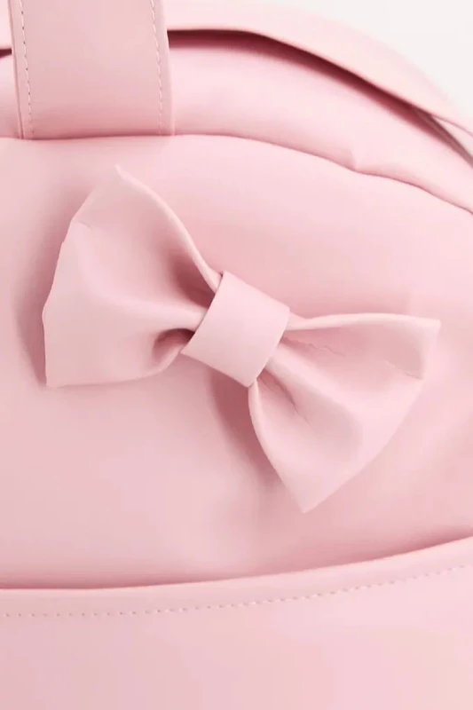 Sac de maternité pour bébé avec nœud, couleur rose