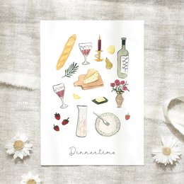Ansichtkaart · Dinnentime II