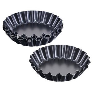 Mini Tart Pan Metal 9 cm 6 pcs