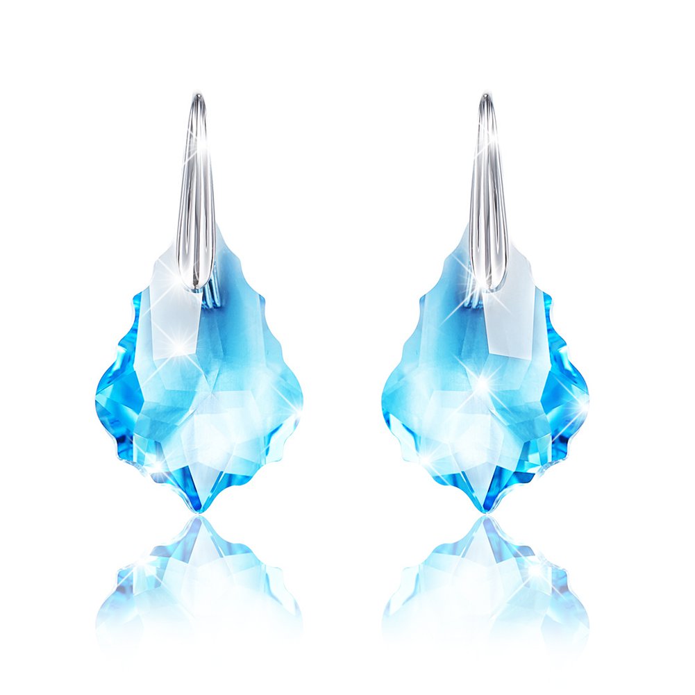 Ice crystal earrings