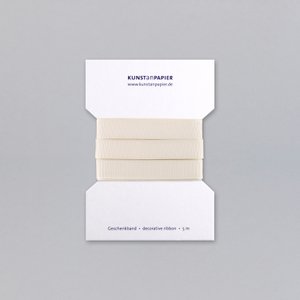 Gift ribbon grosgrain cream