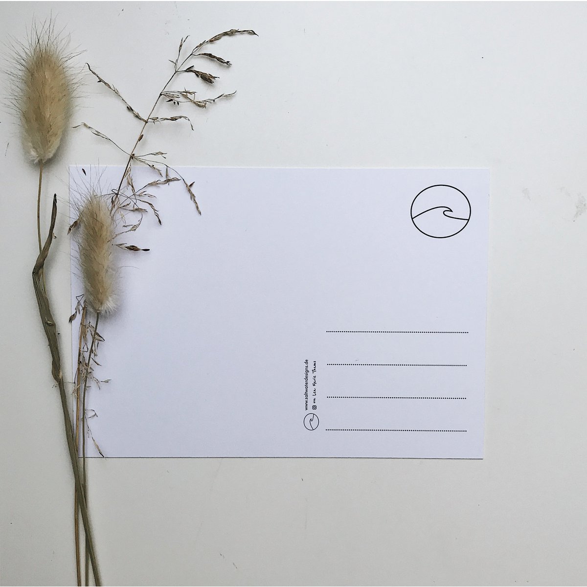 Postcard Pellworm watercolor