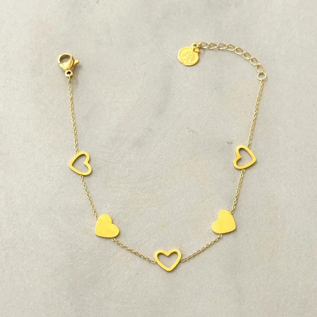 Wodoodporna bransoletka serca