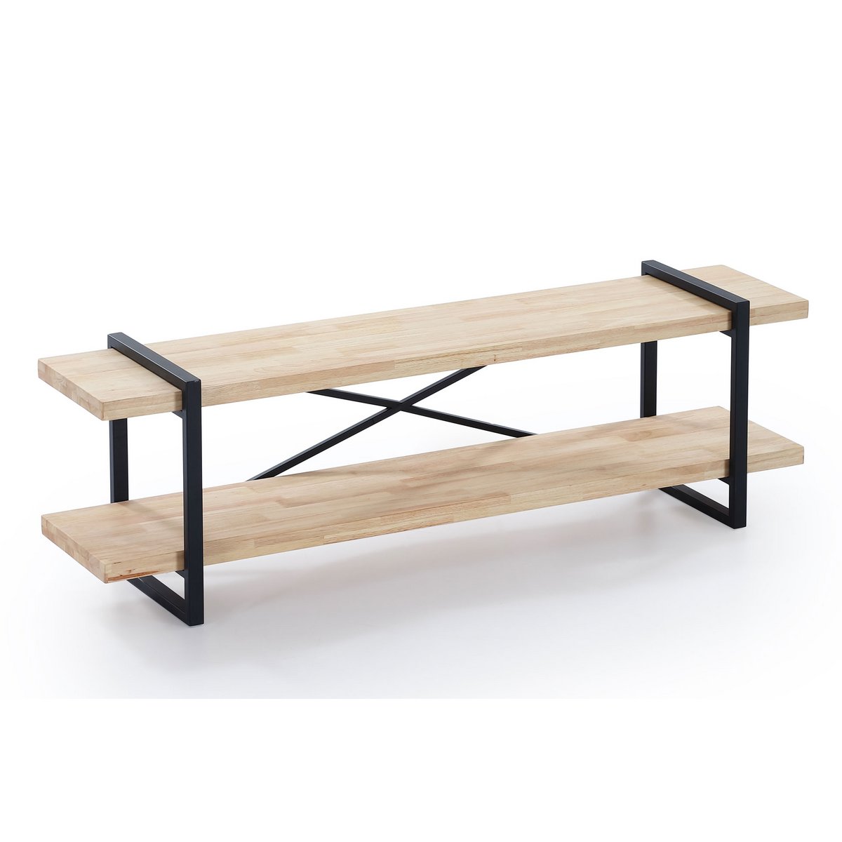 TV STAND PLANK NORDISH OAK / BLACK. OK1296 (8472)