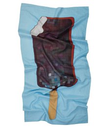 Linen beach towel Ice Cream - Agnė Kišonaitė