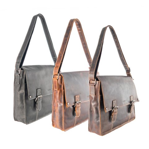 Umhängetasche Herren - Umhängetasche Damen - Leder Umhängetasche Leder - Briefträgertasche Leder - 3 Farben Leder