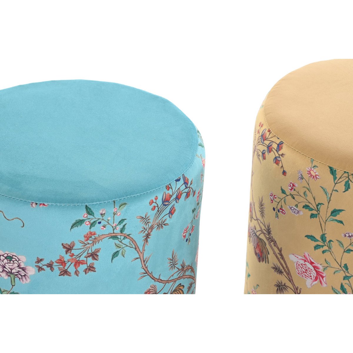 REPOSAPIES POLIESTER METAL 32X32X38 FLORES 2 SURT. LD190969