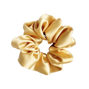 Zijden Scrunchie - Geel