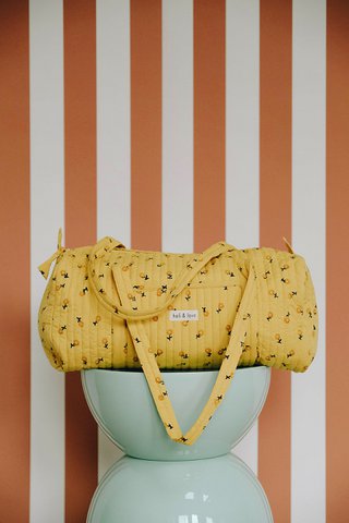Wochenendtasche gelbe Blume