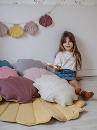 „Szara” poduszka lniana