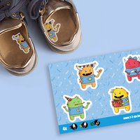 Party Animals - Shoe Stickers