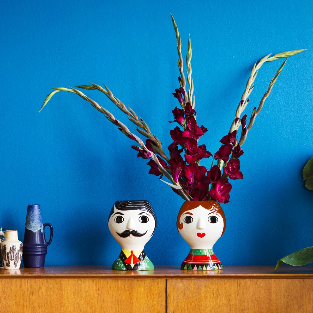 Kitsch Kitchen Vase Senor