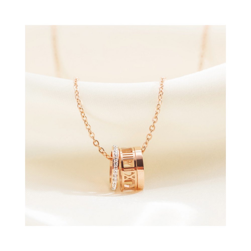 HALSKETTE MIT 3 RINGEN