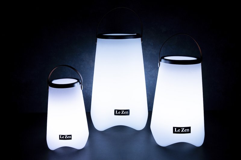 Le Zen Original Medium - vinkøler med højttaler og LED-lys