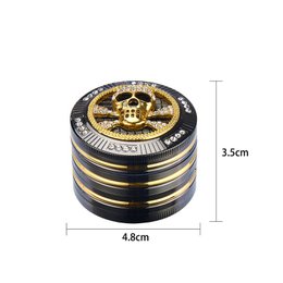 Grinder - Moulin à Herbes - Épices en Aluminium avec Tamis - 50 mm