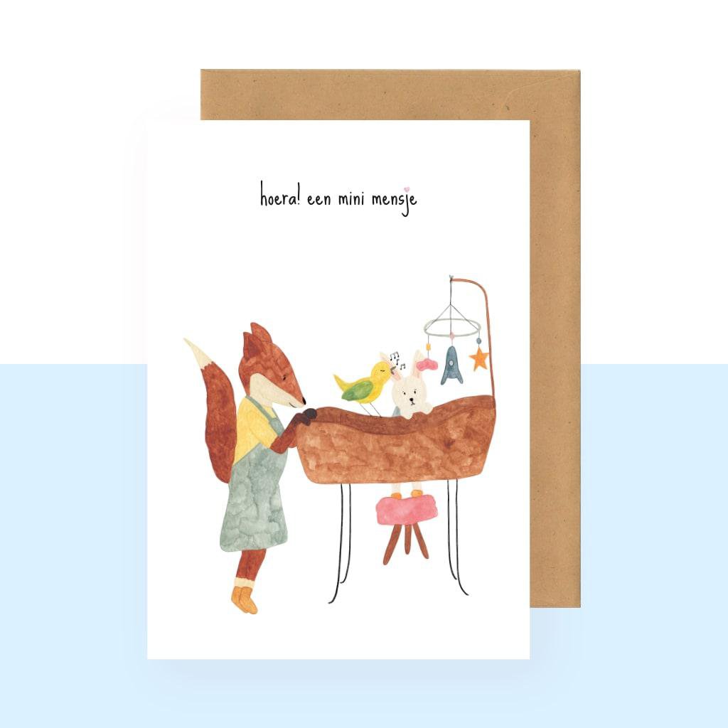 Postcard - hurray a mini person